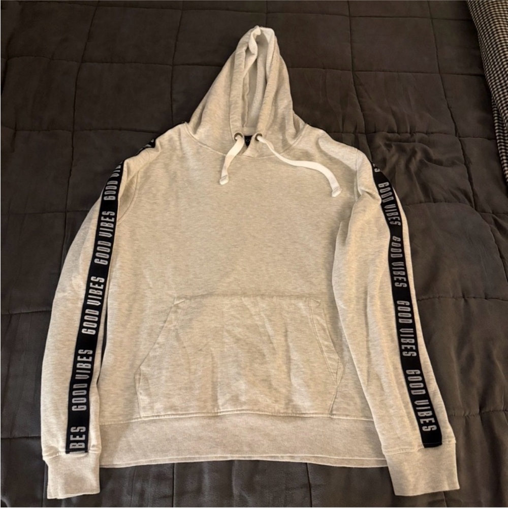 Libertador “Good Vibes” Gray Hoodie With Black Accents 😊